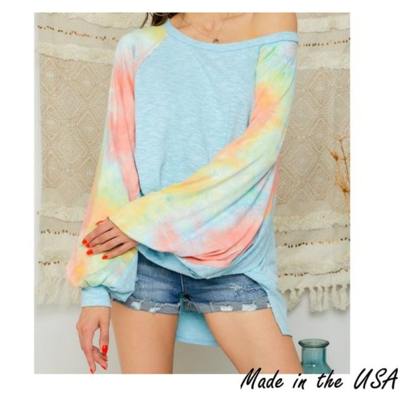 Tops - Oversized Bubble Sleeve Top